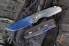 Protech Vero Synapse Design Out The Side (OTS) Auto Knife- Blue Linen Micarta- Thick Black Aluminum Bottom Handle- Sapphire Blue Magnacut Steel Blade BSA26.VERO.1