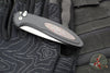 Protech Cambria Flipper- Black Aluminum Handle- TechnoCarbo Red Inlay- Stonewash Magnacut Blade- Black Lip Pearl Button CF2101-LTD TC RED