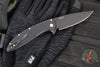 Protech Cambria Flipper- Black Aluminum Handle- Maple Burl Wood Inlay- Black DLC Magnacut Blade- Mosaic Pin Button CF2103-LTD Maple