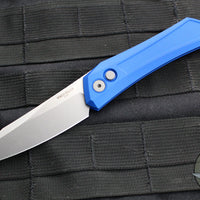 Protech Oligarch Out The Side (OTS) Auto Knife - Blue Handle - Stonewash Magnacut Blade DS101-BLUE