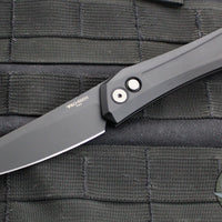 Protech Oligarch Out The Side (OTS) Auto Knife - Black Handle - Black DLC Magnacut Blade DS103