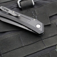 Protech Oligarch Out The Side (OTS) Auto Knife - Black Handle - Black DLC Magnacut Blade DS103