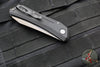 Protech Oligarch Out The Side (OTS) Auto Knife - Black Handle - Smokey Grey DLC Magnacut Blade DS121