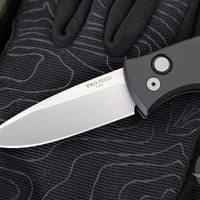Protech Duke 2 Out The Side (OTS) Auto Knife - Black Handle- Stonewash Magnacut Blade DUKE2101