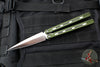 Protech FlyFather 2 Balisong- Dual Tone Green Channel Handles- Satin Finished Blade FF2101-Green