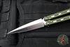 Protech FlyFather 2 Balisong- Dual Tone Green Channel Handles- Satin Finished Blade FF2101-Green