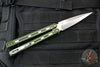 Protech FlyFather 2 Balisong- Dual Tone Green Channel Handles- Satin Finished Blade FF2101-Green
