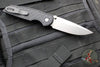 Protech TR-3 Integrity- Manual Button Lock Knife- Reptile Pattern Black Handle- Stonewash S35VN Steel Blade  INT105-Reptile