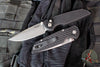 Protech TR-3 Integrity- Manual Button Lock Knife- Black Relic Pattern Handle- Stonewash Magnacut Steel Blade  INT1105