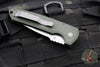 Protech Les George Rockeye Out The Side (OTS) Auto- Green Handle- Stonewash Blade LG301-GREEN