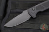 Protech Les George Rockeye Out The Side (OTS) Auto- Operator- Textured Black Handle- Sterile Black Blade- Tritium Button LG307 D2 Operator