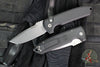 Protech Les George Rockeye Out The Side (OTS) Auto- Black Handle- Stonewash Magnacut Blade LG3101