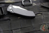 Protech Les George SBR- Short Bladed Rockeye Out The Side (OTS) Auto- LEFT HANDED- Smooth Black Handle- Stonewash Blade LG401-LH SBR