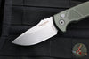 Protech Les George SBR Short Bladed Rockeye Out The Side (OTS) Auto- Green Handle- Stonewash Blade LG405-GREEN