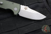 Protech Les George SBR Short Bladed Rockeye Out The Side (OTS) Auto- Green Handle- Stonewash Blade LG405-GREEN