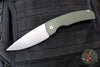 Protech Magic 2 "Whiskers" OTS Auto Knife- Green Smooth Body- Stonewash Blade M2601-GREEN