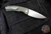 Protech Magic 2 "Whiskers" OTS Auto Knife- Green Smooth Body- Stonewash Blade M2601-GREEN