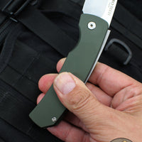 Protech Magic 2 "Whiskers" OTS Auto Knife- Green Smooth Body- Stonewash Blade M2601-GREEN