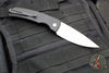 Protech Magic 2 "Whiskers" OTS Auto Knife-  Black Smooth Body- Stonewash Blade M2601