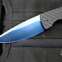 Protech Magic 2 "Whiskers" OTS Auto Knife-  Black Feather Textured Body- Sapphire Blue PVD Blade M2603-F SB