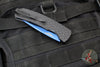Protech Magic 2 "Whiskers" OTS Auto Knife-  Black Feather Textured Body- Sapphire Blue PVD Blade M2603-F SB
