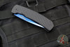 Protech Magic 2 "Whiskers" OTS Auto Knife-  Black Feather Textured Body- Sapphire Blue PVD Blade M2603-F SB