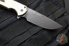 Protech Mordax Flipper-  Stonewashed Aluminum Bronze Handle- Black DLC Magnacut Blade- Black Lip Pearl Button Serial Number 17 Of 150