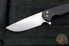 Protech Mordax Flipper- Black Gridlock Textured Handle- Stonewash Magnacut Blade MX105-GRIDLOCK