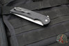 Protech Mordax Flipper- Black Gridlock Textured Handle- Stonewash Magnacut Blade MX105-GRIDLOCK