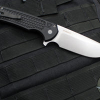 Protech Mordax Flipper-  Black Honeycomb Textured Handle- Stonewash Magnacut Blade MX105