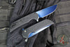 Protech Mordax Flipper- Nexus Textured Black Handle- Sapphire Blue PVD Magnacut Blade MX106-SB NEXUS
