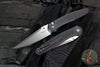 Protech Avalon- Peace Neighbor Deisgn- Manual Button Lock Knife- Knurled Black Handle- Stonewash Magnacut Steel Blade PN1101