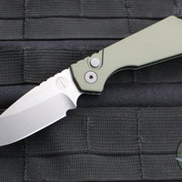 Protech Pro Strider PT Plus- Solid Green Body- Stonewash Magnacut Steel Blade PT201-GREEN