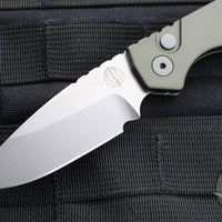 Protech Pro Strider PT Plus- Solid Green Body- Stonewash Magnacut Steel Blade PT201-GREEN