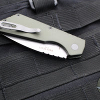 Protech Pro Strider PT Plus- Solid Green Body- Stonewash Magnacut Steel Blade PT201-GREEN