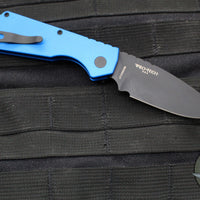 Protech Pro Strider PT + Blue Body- Black DLC Magnacut Steel Blade PT203-Blue