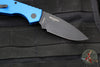 Protech Pro Strider PT + Blue Body- Black DLC Magnacut Steel Blade PT203-Blue