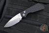 Protech Pro Strider PT Plus- Gridlock Textured Black Body- Stonewash Magnacut Steel Blade PT205-GRIDLOCK