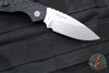 Protech Pro Strider PT Plus- Gridlock Textured Black Body- Stonewash Magnacut Steel Blade PT205-GRIDLOCK