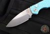 Protech Pro Strider PT Plus- Gridlock Textured Blue Body- Stonewash Magnacut Steel Blade- Pearl Inlaid Button PT205-GRIDLOCK LTD T. BLUE