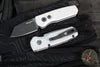 Protech Runt OTS Auto Knife- Reverse Tanto- Grey Nexus Pattern Handle- DLC Black Blade R5203-Grey Nexus