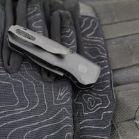 Protech Runt OTS Auto Knife- Wharncliffe- Black Handle- Black DLC Finished Magnacut Steel Blade  R5303