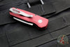 Protech Runt 5 OTS Auto Knife- Reverse Tanto- Red Handle- Stonewash Magnacut Steel Blade  R5401-RED