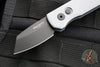 Protech Runt 5 OTS Auto Knife- Reverse Tanto- Textured Grey Handle- Black DLC Magnacut Steel Blade  R5406-GREY