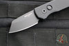 Protech Runt 5 OTS Auto Knife- Reverse Tanto- Textured Black Handle- Black DLC Magnacut Steel Blade  R5406