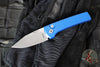Chaves Protech Knives- Scapegoat Compact- OTS Auto- Carbide Textured Blue Finished Handle- Stonewash MagnaMax Steel Blade RCS1105-BLUE