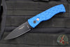 Protech Tactical Response 2 OTS Auto- Blue Nexus Patterned Handle With Textured Corners- Black DLC Magnacut Steel Blade T206-NEXUS Blue