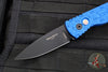 Protech Tactical Response 2 OTS Auto- Blue Nexus Patterned Handle With Textured Corners- Black DLC Magnacut Steel Blade T206-NEXUS Blue