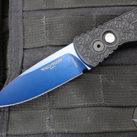 Protech Tactical Response 2 OTS Auto- Black Nexus Patterned Handle- Sapphire Blue Magnacut Steel Blade T206-SB NEXUS