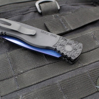 Protech Tactical Response 2 OTS Auto- Black Nexus Patterned Handle- Sapphire Blue Magnacut Steel Blade T206-SB NEXUS